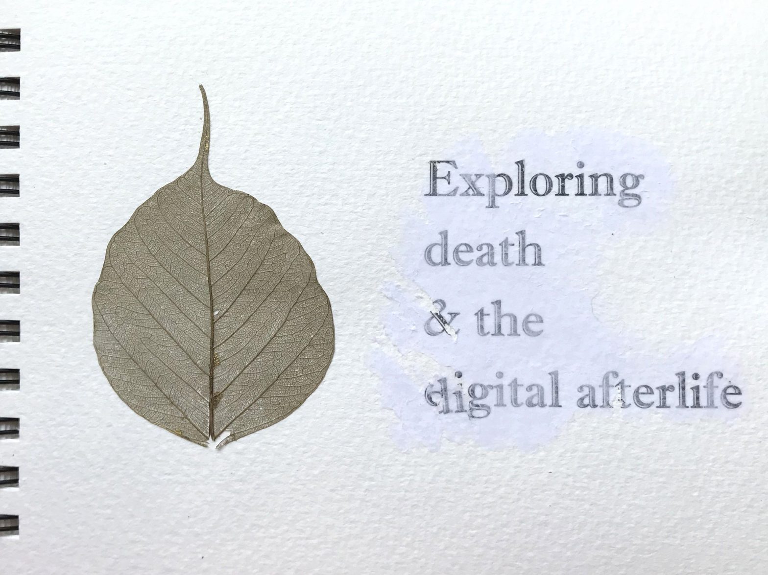 Exploring death and the digital afterlife